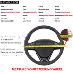 2025 Carbon Fiber Steering Wheel Cover 38cm Universal additional angle
