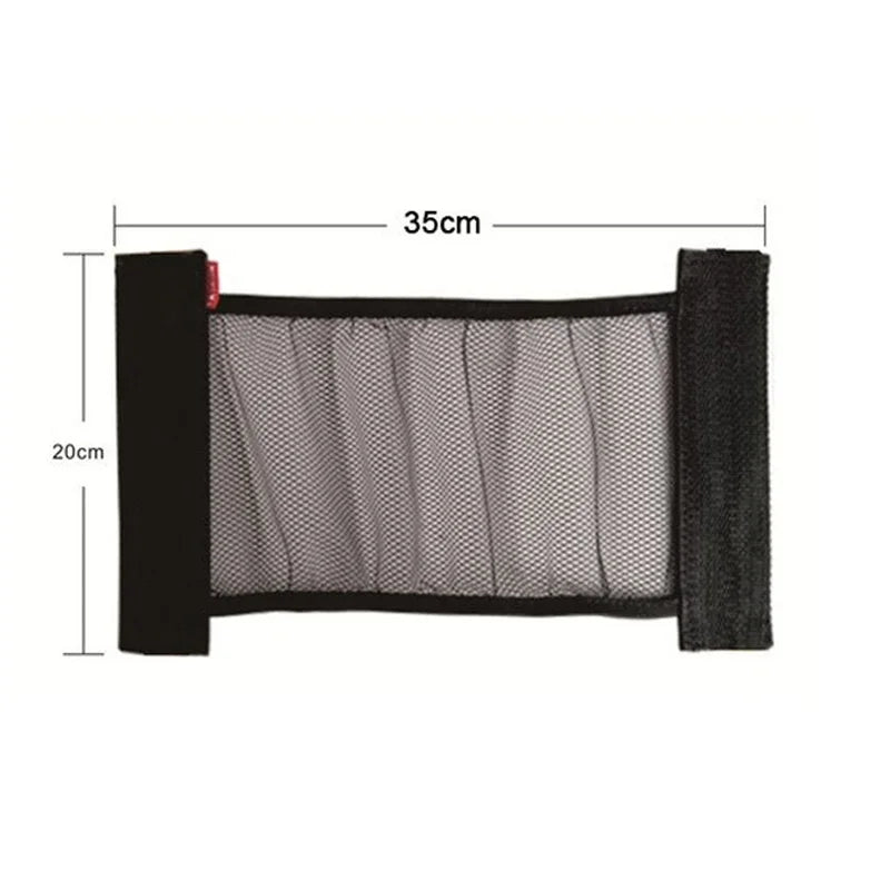 Car Trunk Elastic Mesh Storage Net Seat Back Organizer close-up view