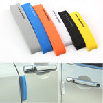 Universal 4Pcs Car Door Protector Guard Strip Scratch Protector Car Rubber Stickers Auto Door Edge P