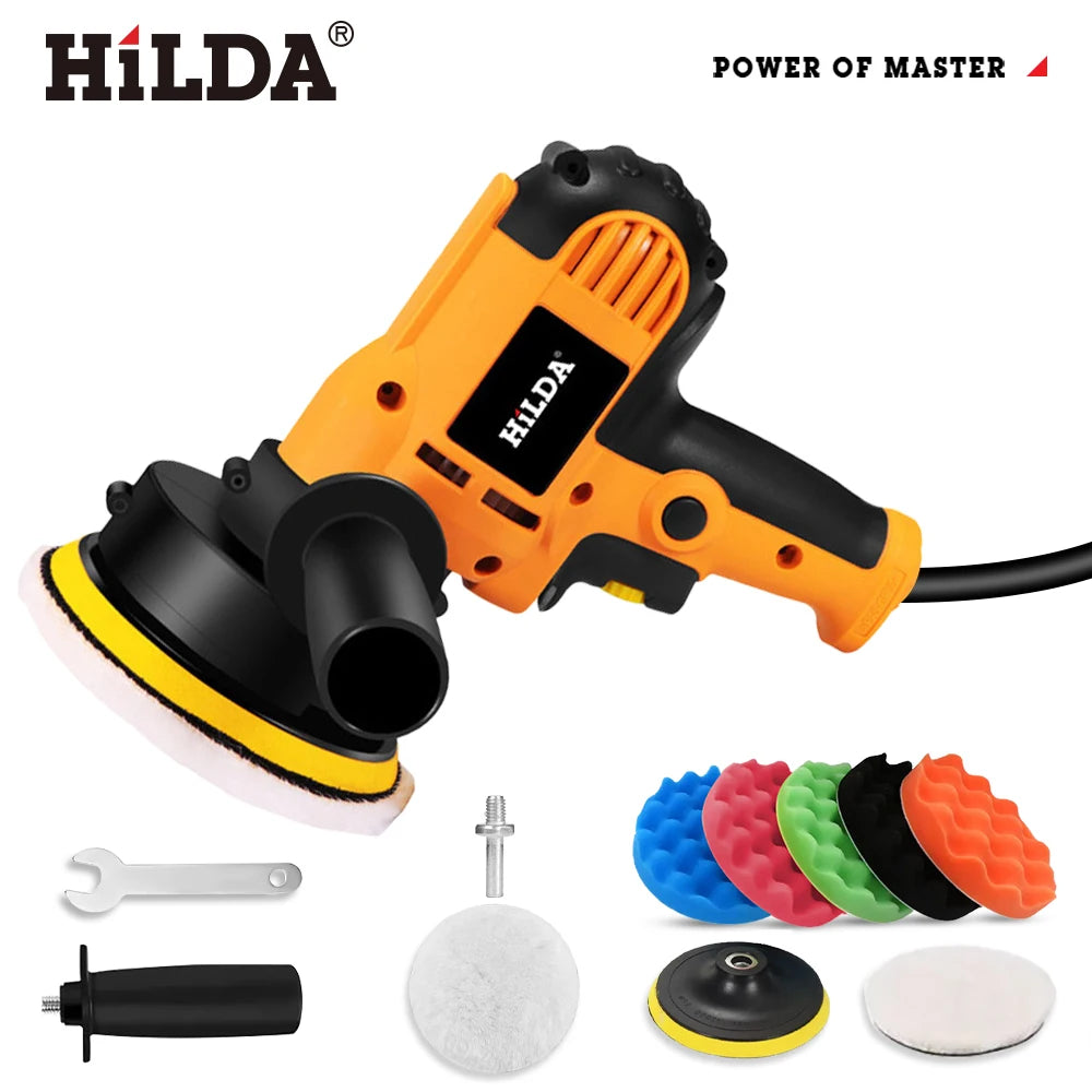 HILDA Electric Car Polisher | Adjustable Speed Waxing & Scratch Repair Tool alternate view