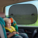 Car Sun Shade Covers 2 Pack Rear Window Folding Sunshade