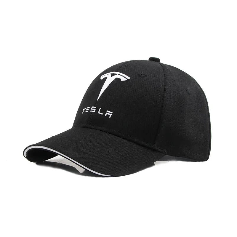 Tesla Emblem Baseball Cap | Outdoor Sports Hat for Tesla Enthusiasts additional angle
