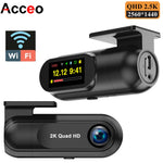 2K Dash Cam WiFi Car DVR | 1440p Night Vision with GPS and Parking Monitor