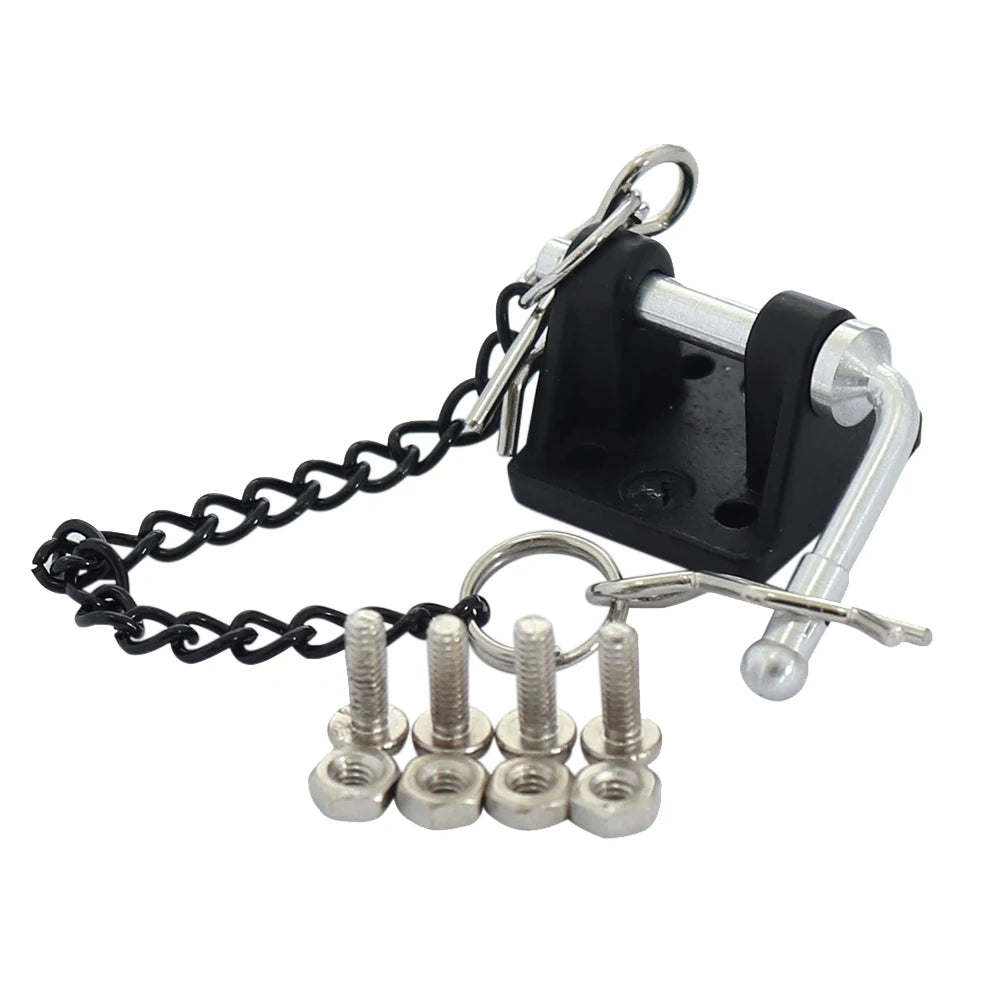 Metal Drag Chain Trailer Hitch Shackle Winch Anchor for 1/10 RC Crawler detail view