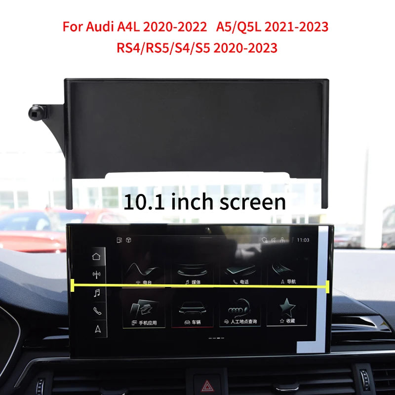 Car Phone Holder For Audi A4L A5 Q5L RS4 RS5 S4 S5 7/8.3/10.1 inch Screen Navigation Bracket Smartphone Mobile phone Holder
