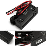 3 in 1 Vehicle Thermometer Voltmeter Clock | LED Digital Display for 12V Cars detail view