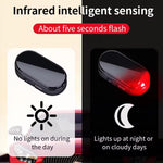 Car Fake Security Light Solar Powered Simulated Dummy Alarm Wireless Warning Anti-Theft detail view