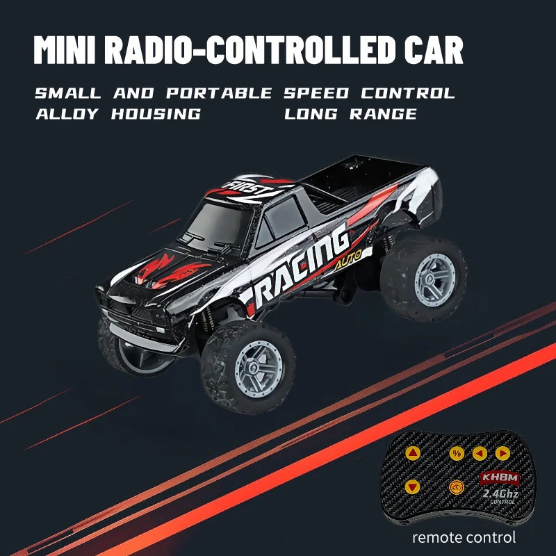 New RC Car MINI Alloy 1/64 Remote Control Car Convenient to Carry 60 Minutes of Wor additional angle