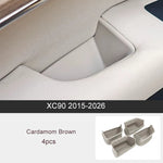 For Volvo XC90 Door Armrest Storage Box Silicone Pad Handle Box Pad 2015-2026 Car Dec lifestyle view