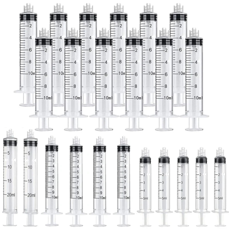 5ml/10ml/20ml/30ml/50ml/100ml Syringe Without Needle Screw Storage Crimp Dispensing Lock Syringe