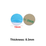 JCD 10pcs Silver Magnetic Metal Plate for Car Phone Holder | Universal Iron Sheet Mount detail view
