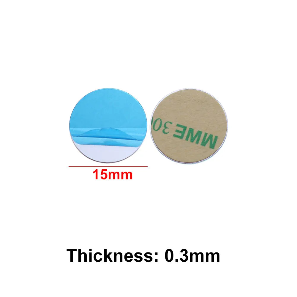 JCD 10pcs Silver Magnetic Metal Plate for Car Phone Holder | Universal Iron Sheet Mount detail view