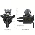 DIY Perfume Compatible Odorless Car Vent Clip | Air Freshener Fan Decor lifestyle view