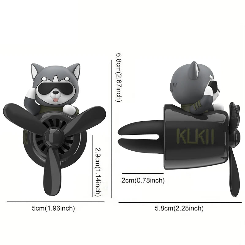 DIY Perfume Compatible Odorless Car Vent Clip | Air Freshener Fan Decor lifestyle view