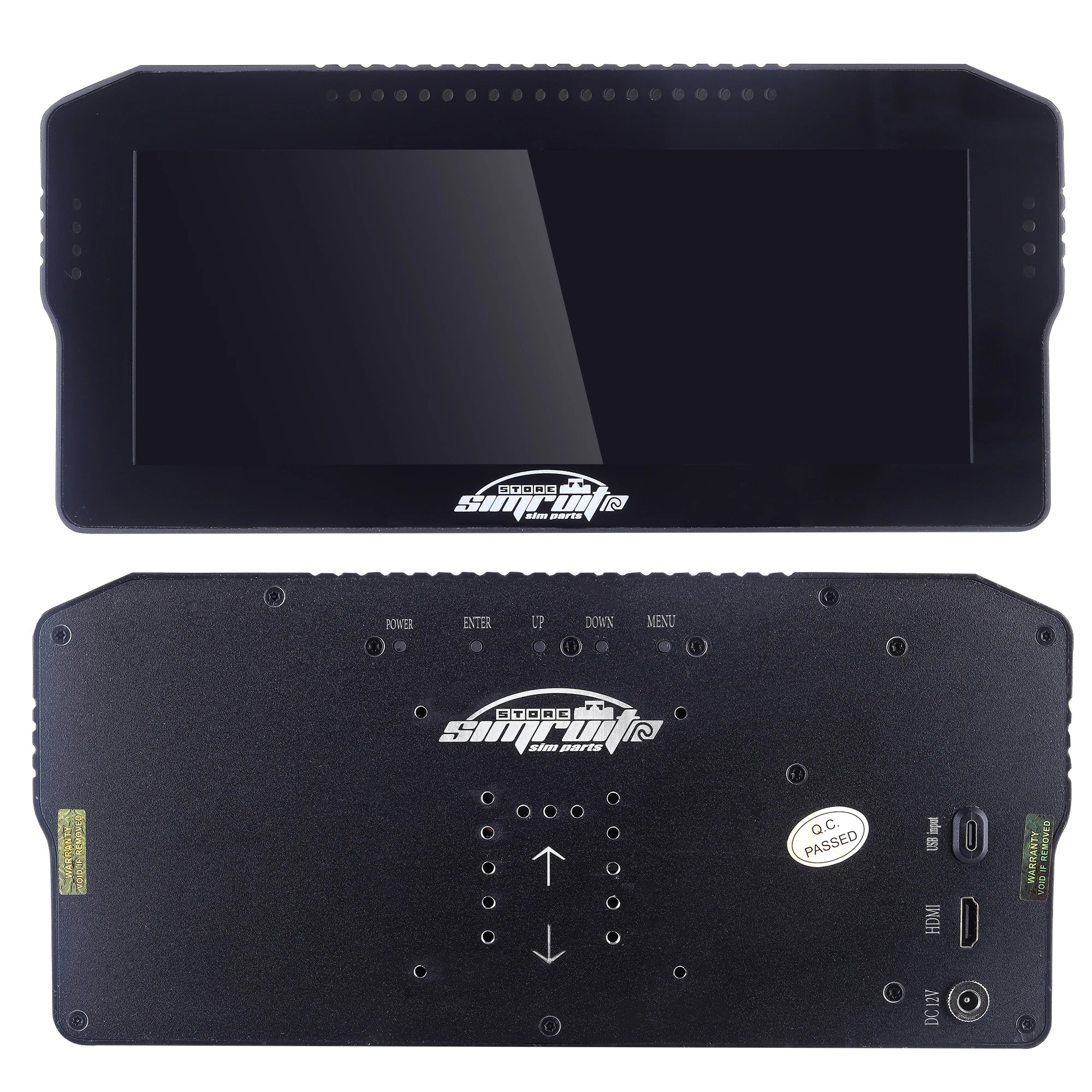 SimRuito Sim Racing Dashboard 10.3 Inch Display | Steering Wheel Dash for PC Simhub lifestyle view