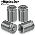 4PCS Tire Valve Stem Caps | Universal Leak Proof Stem Covers for Car SUV Truck Bicycl alternate view