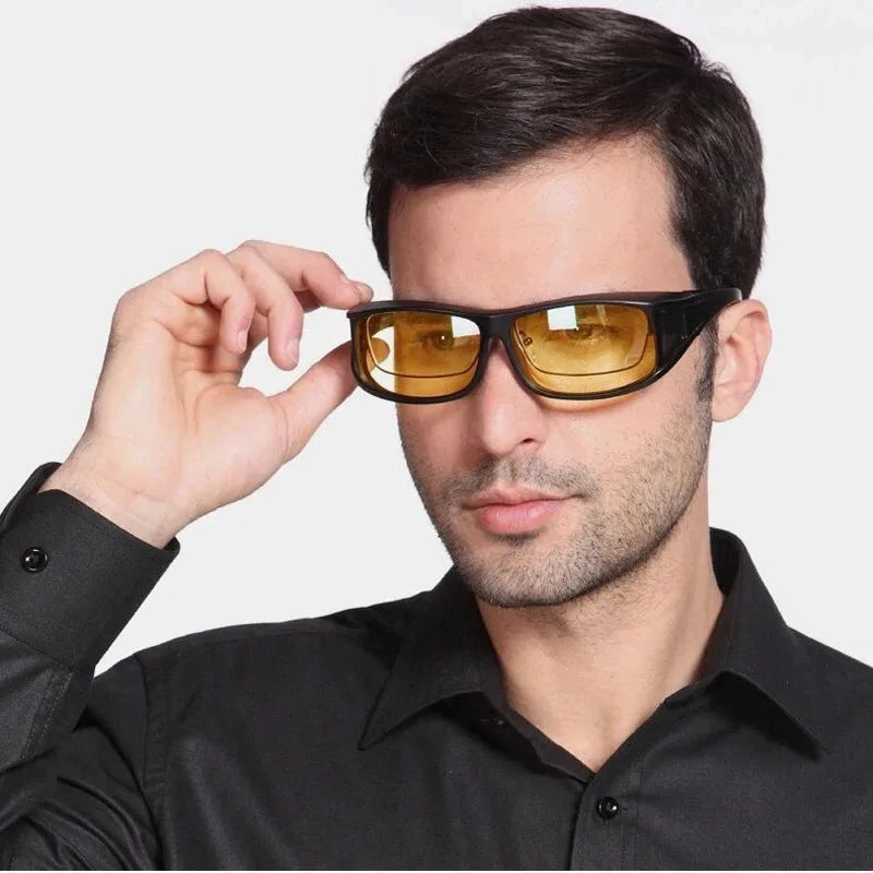 Night Vision Sunglasses Night Driving Driver Goggles Unisex UV Protection alternate view