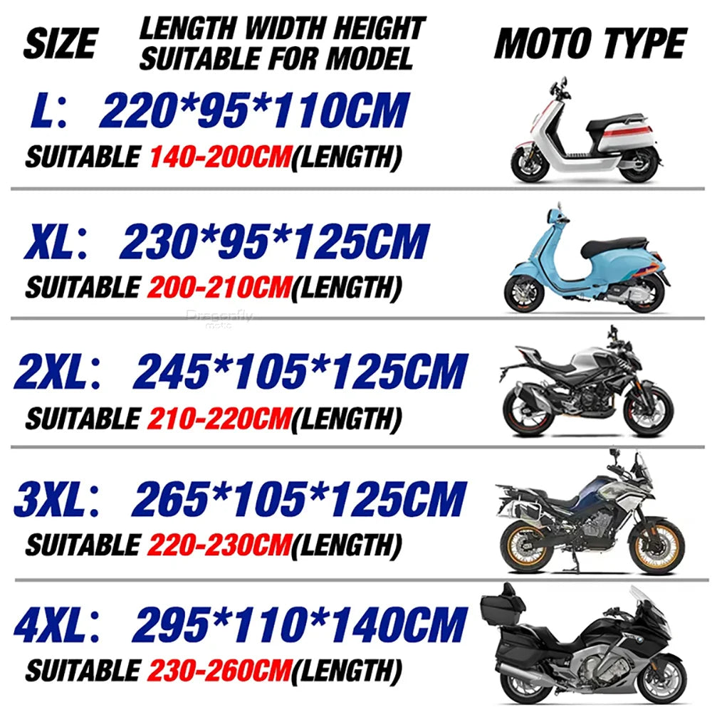 For KTM Ready to Race Adv Duke 390 690 790 890 1190 Rc Motorcycle Cover Thick 210D Wa alternate view