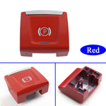 Black Red Electronic Handbrake Parking Brake Switch Control Button Key Replacement For close-up view