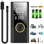 Carsun Portable Car Tire Air Compressor | Fast Tire Inflator for Motorcycle, Bicycle, and Balls