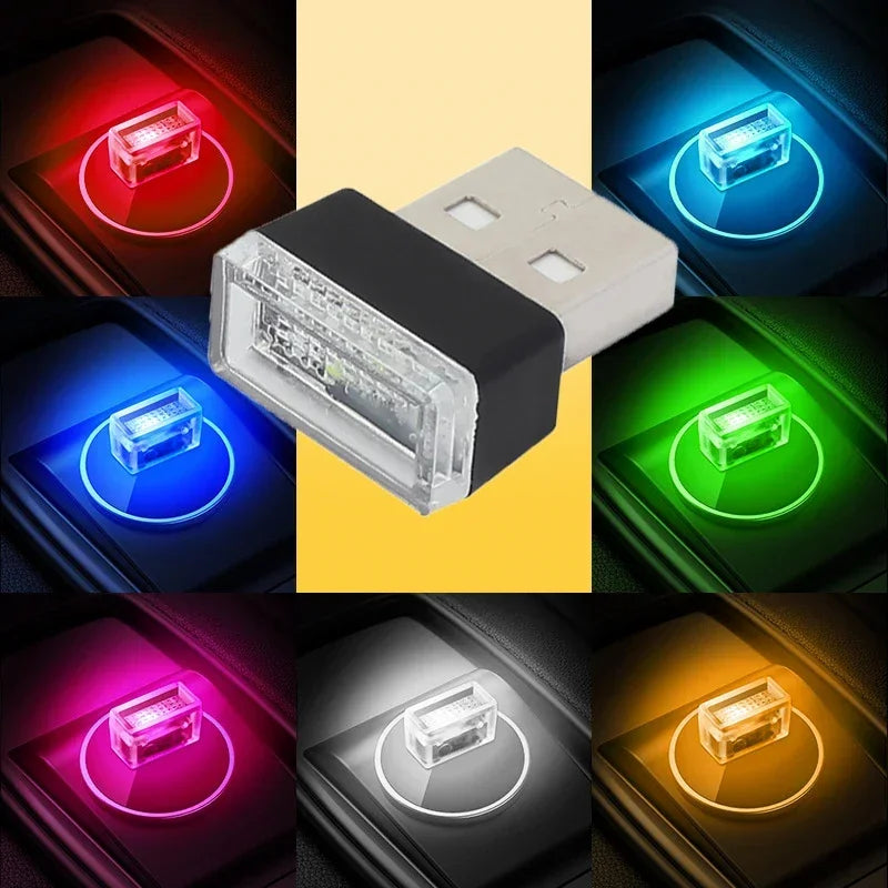Car LED Light USB Mood Lamp Atmosphere Light Auto Interior Plug and Play Decoration Lamp detail view