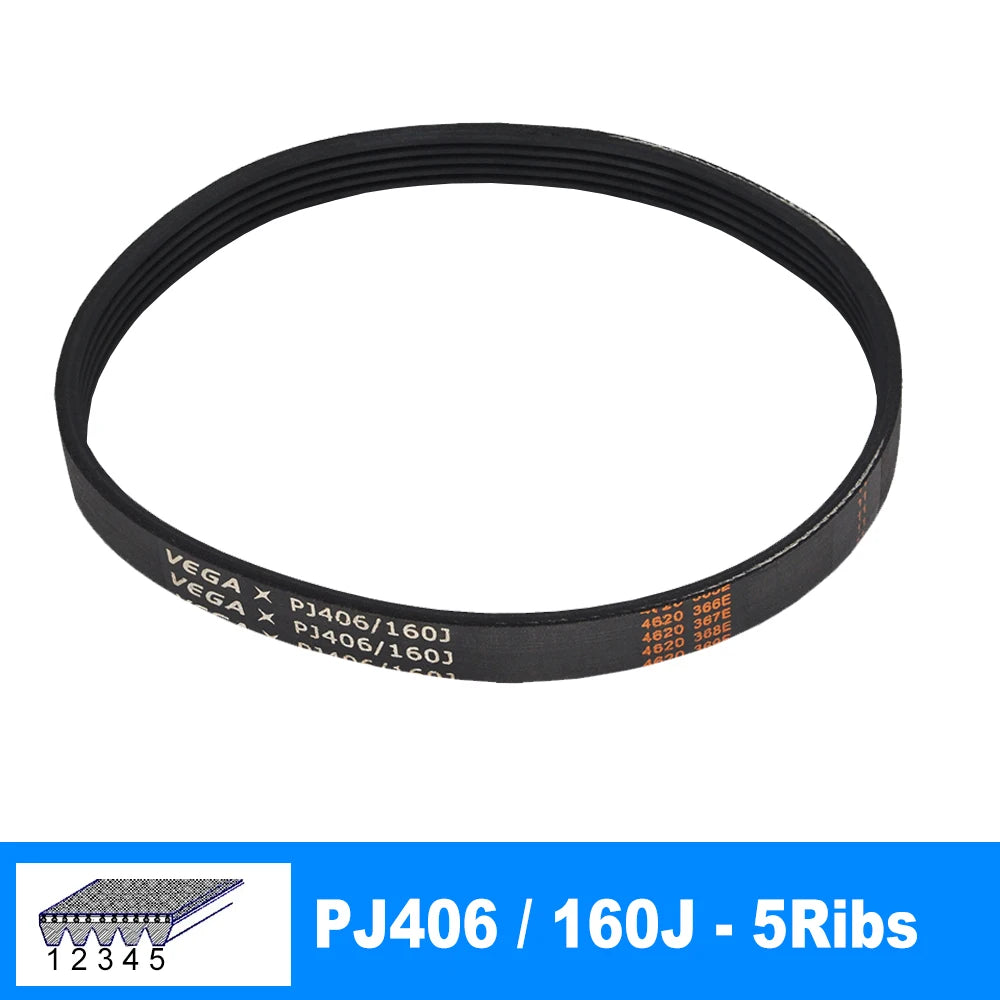 VEGA V-Belt PJ406 160J 4/5/6/7 Ribs For DIYModel Motor Belt Parts detail view