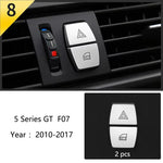 For BMW 5 Series GT F07 528 535i Carbon Fiber Car Styling Center Console Lid Armrest Box Trim Protective Cover Auto Accessories