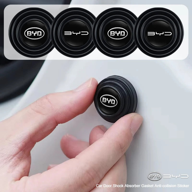 Car Door Shockproof Gasket | Silica Gel Buffer Pad Sticker for BYD Models