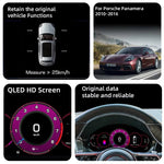 Digital Instrument Cluster for Porsche Macan 2014-2025 | 12.3” HD Screen Speedometer U close-up view