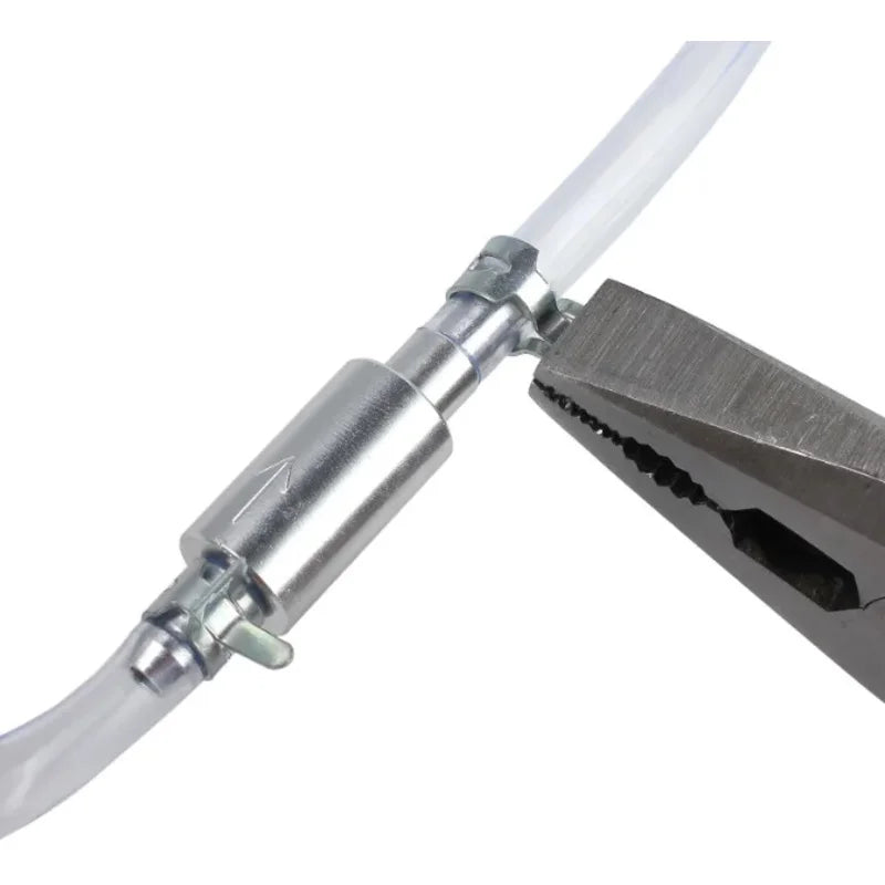 Car Hydraulic Clutch Brake Bleeder Hose One-Way Valve Tube Auto Bleeding Replacemen additional angle