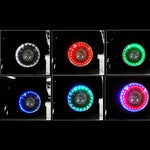 4 Modes 12 LED RGB Car Auto Solar Energy Flash Wheel Tire Light Lamp Decor Car Wheel L close-up view