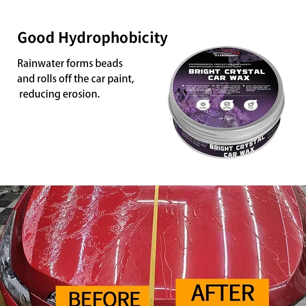 Car Wax Crystal Plating Set | Auto Nano Ceramic Coating Scratch Removal Agent detail view