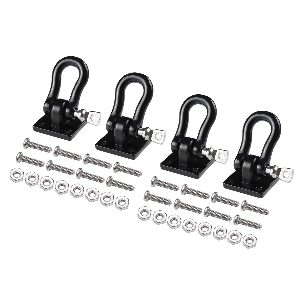 Metal Tow Hooks Trailer Shackles for 1/10 RC Crawler Axial SCX10 Traxxas TRX4 D90 detail view