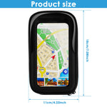 360° Rotatable Bike Phone Holder Bag Waterproof Motorcycle Handlebar Bag Bicycle Pouc alternate view