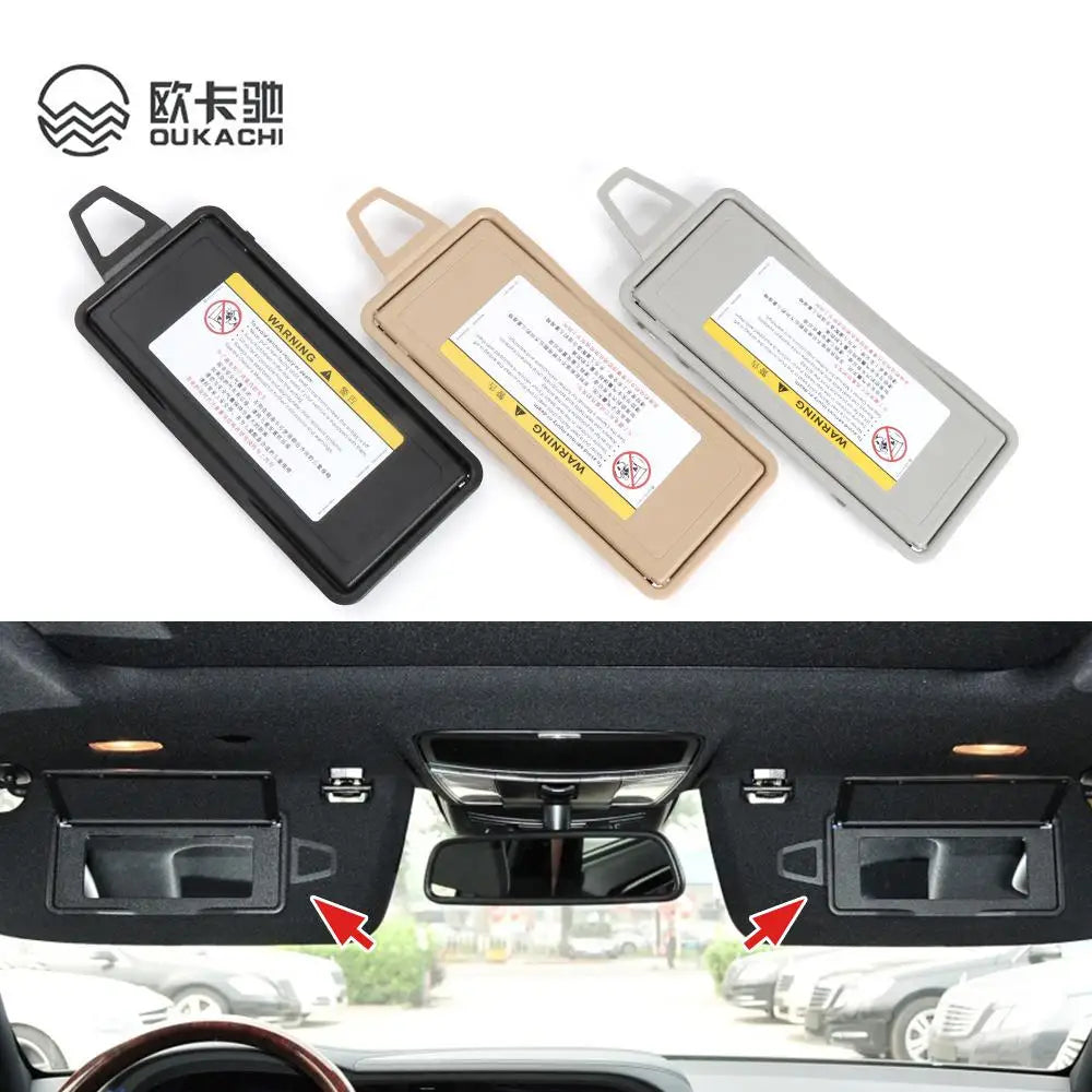 Car Accessories Replacement Auto Interior Car Sun Visor Shade Mirror Board Makeup Mirror Cover for Mercedes Benz S-Class W220