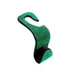 Rhinestone Car Seat Back Hook Universal Headrest Hanger lifestyle view