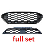 For Ford PUMA ST Line 2019-2024 Front Bumper Grille | Gloss Black ABS Fog Lamp Frame Tri detail view