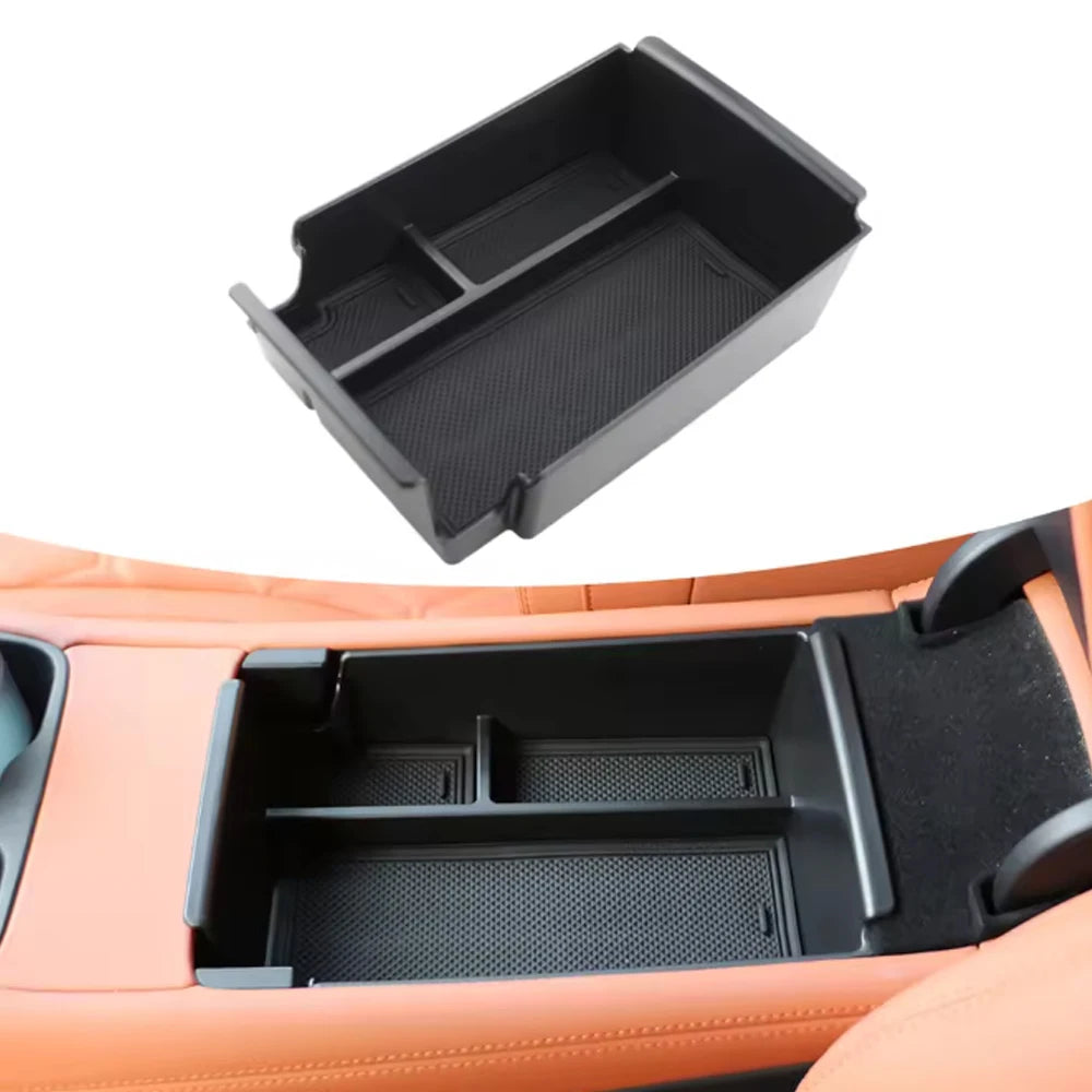 ABS Car Center Console Armrest Box Tray For BYD Sealion 7 EV 2024 2025 2026 Organizer Holder Accessories