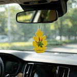 5/10pcs Leaf-shaped Car Air Freshener Hanging Ornament, Car Scented Card, Multiple Fragrances Available, Long-Lasting Fresh Scen