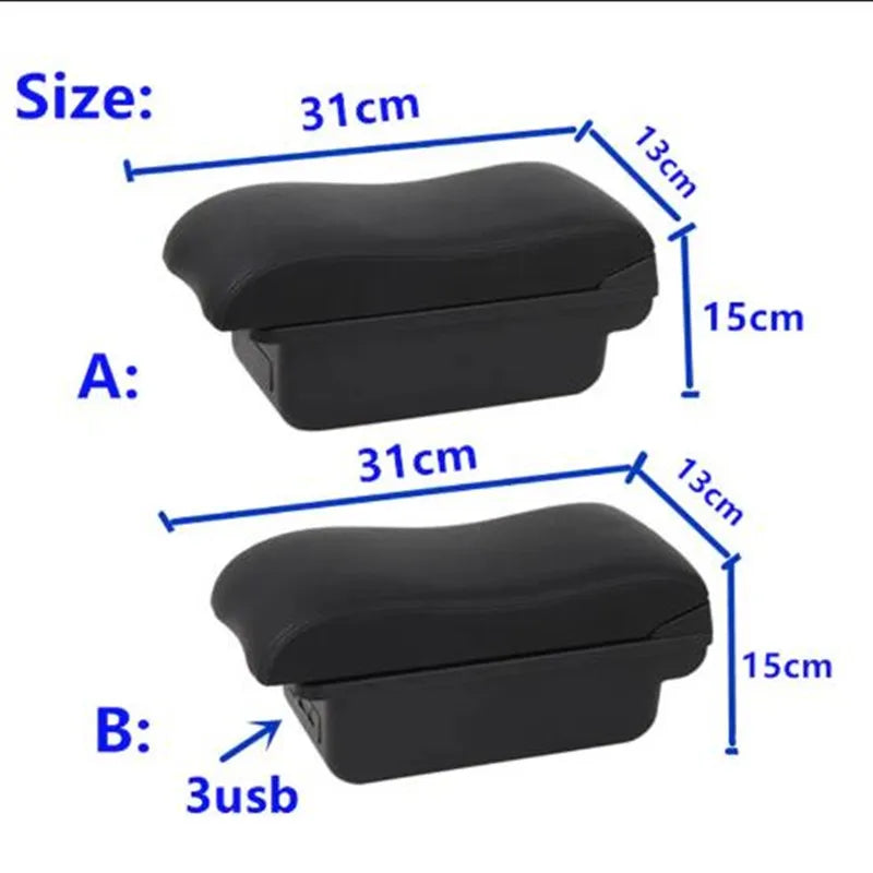 For Peugeot 107 Armrest For Citroen C1 Toyota Etios Aygo BJ Armrest Box Store Box Dedicated Retrofit Parts Car Accessories ﻿