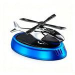 Luxury Solar Powered Aircraft Car Freshener Rotating Dashboard Aromatherapy Perfume Long Lasting Auto Interior Decor Gift