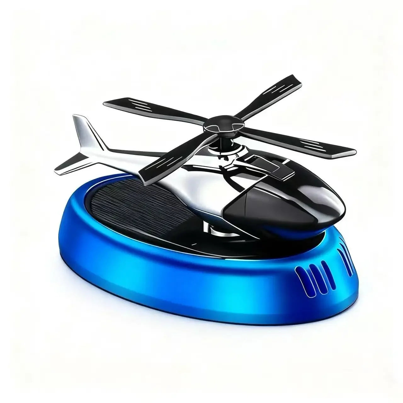 Luxury Solar Powered Aircraft Car Freshener Rotating Dashboard Aromatherapy Perfume Long Lasting Auto Interior Decor Gift