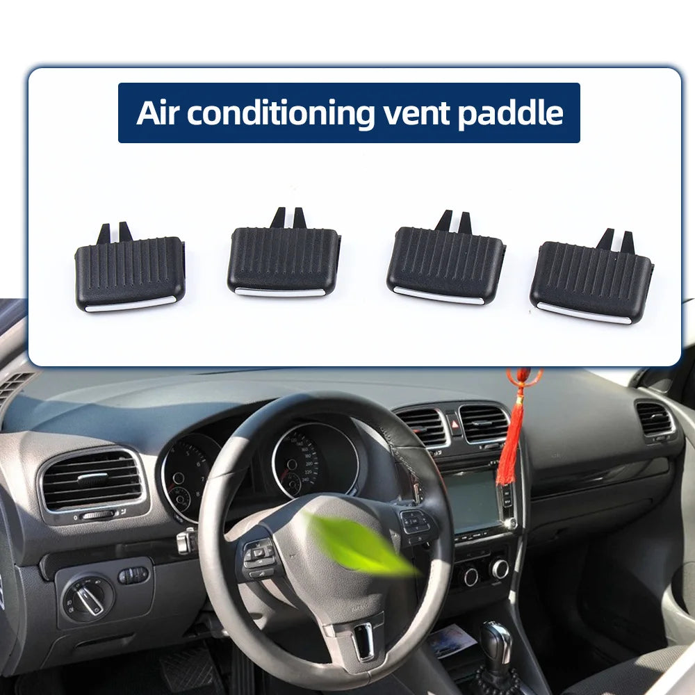 LHD RHD Car Front Rear Left Right Mid Air Conditioner AC Vent Grille Outlet Tab Clip Repair Kit for VW Golf 6 MK6 2009-2014
