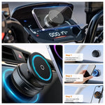 Magnetic Car Phone Holder | Suction Cup Magnet Mount for Dashboard detail view