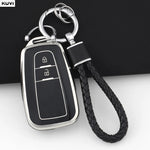TPU Car Remote Key Case Cover Shell Fob Keychain For Toyota Prius Camry Corolla CHR C-HR detail view