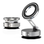 Magnetic Phone Holder Foldable | 360° Adjustable Vacuum Car Mount close-up view