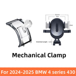 Car Phone Holder For 2024 2025 BMW 4 Series 430i Air Vent Exclusive Base GPS Stand Mag close-up view