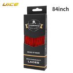 UICE Ice Hockey Skate Laces 9 Colors Hockey Skate Shoe Lacer Dual Layer Braid 84-120inch detail view