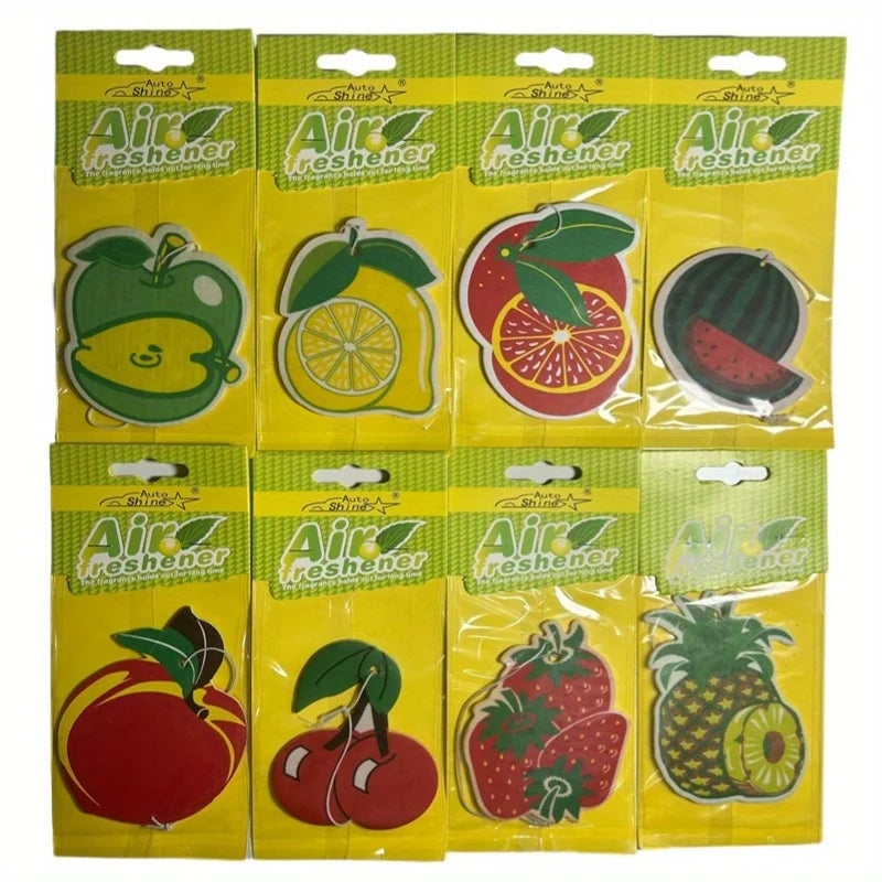 Car Air Freshener Paper Cones | Natural Scented Tea Paper Hanging Perfume for Cars