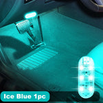 LED Car Mini Touch Light USB Charging Portable Auto Roof Ceiling Reading Night Lamp Wi close-up view
